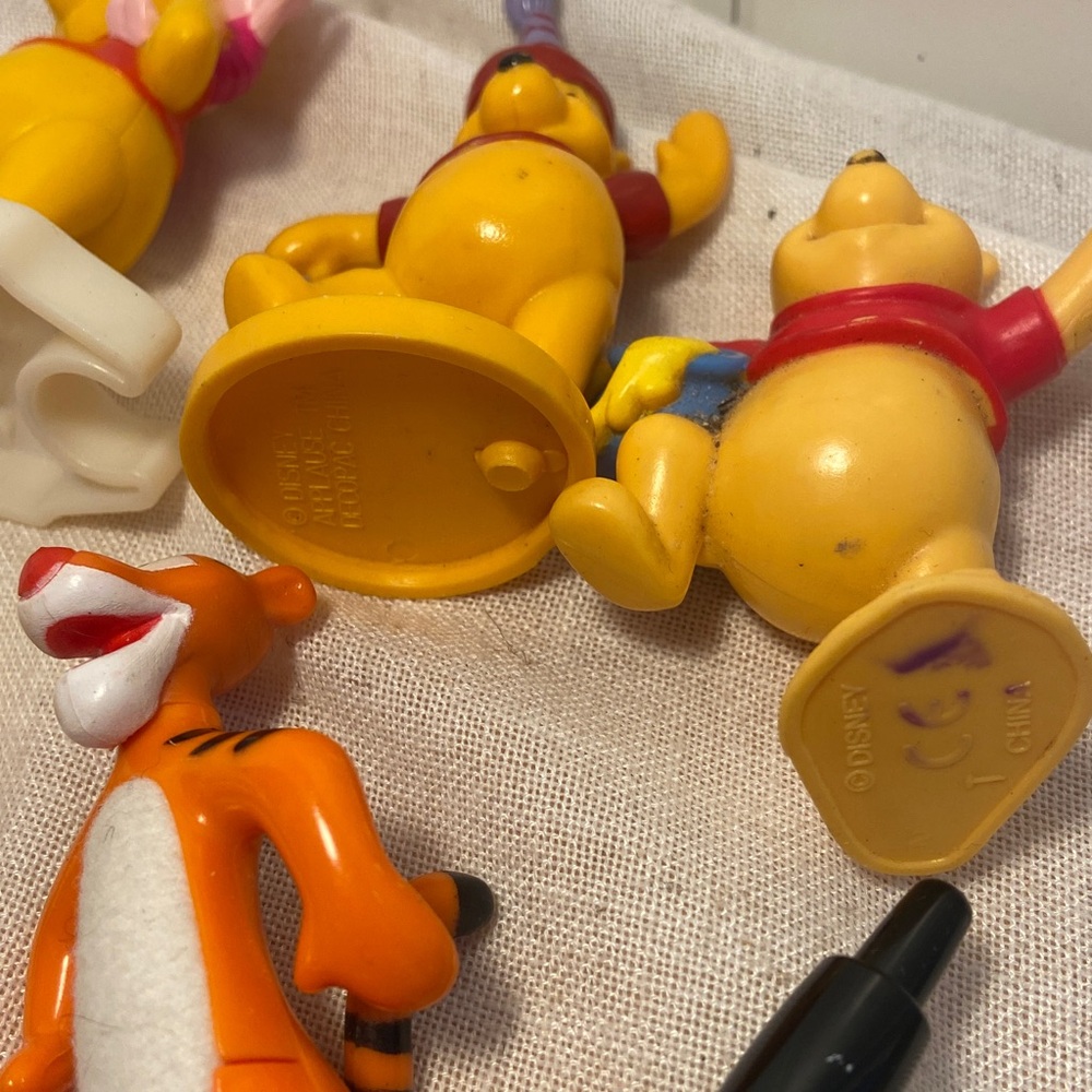 90s Winnie the Pooh and Friends 7 Figurine LOT vintage Disney Happy Meal toys - Picture 11 of 16